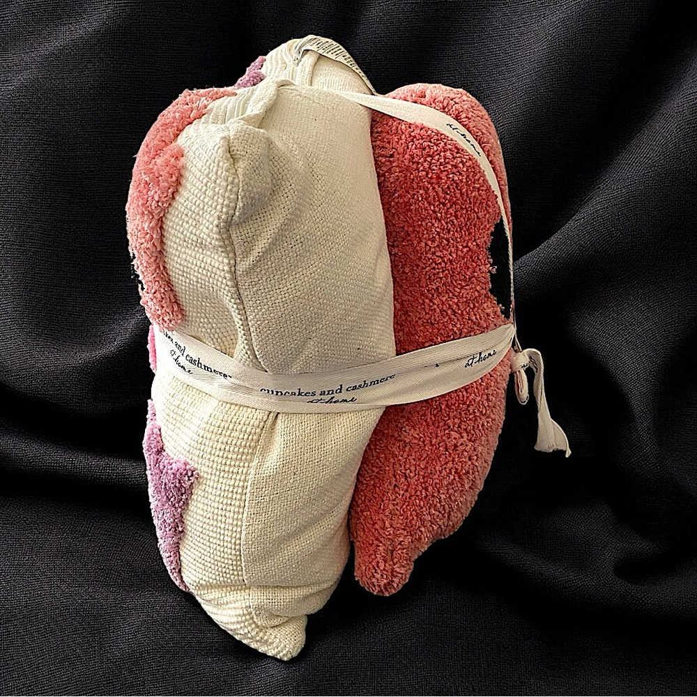 Cupcakes and Cashmere Pink and Purple Set of Two Ghost Halloween Decor Pillows - Picture 4 of 5